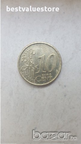 10 Евроцента 2007г. 2007 10 Cent Euro Coin KM# 213 Shön# 231