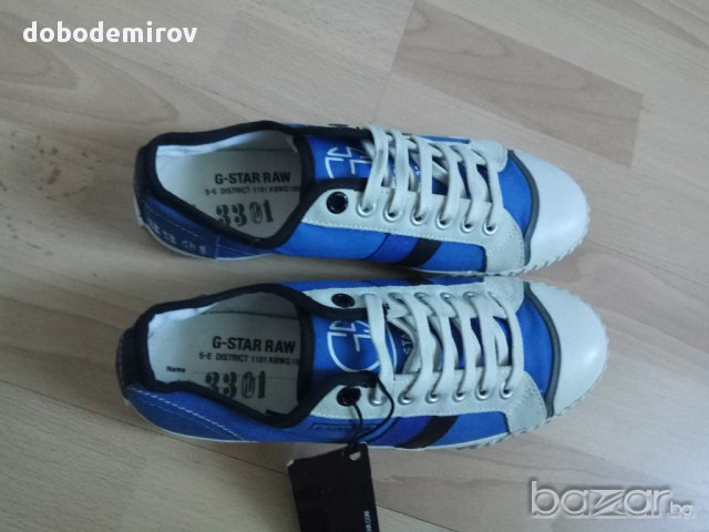 Нови спортни сини обувки G STAR RAW, оригинал, снимка 2 - Кецове - 17948495