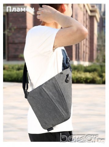 Мъжка спортно-елегантна текстилна чанта за през рамо DXYZ 31x27x19x17 , снимка 10 - Чанти - 20925079