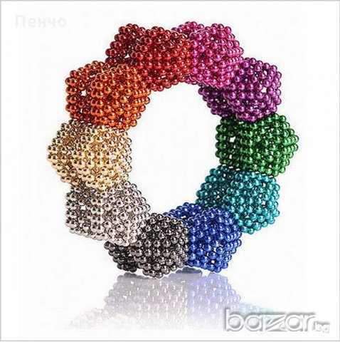 Магически куб пъзел с 5 мм топчета 216 бр.  коледен подарък играчки за деца многоцветни игри играчки, снимка 2 - Пъзели - 19474320