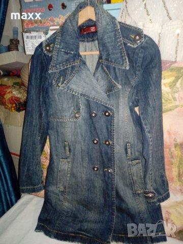 Протъркан дънков джемпър B 52 clothing, снимка 1