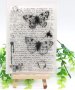 Пеперуди и текст силиконов гумен печат украса бисквитки фондан Scrapbooking