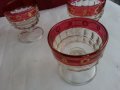  кристални чаши италия с позлата, снимка 8