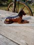 Стара керамична фигура,куче, снимка 1 - Антикварни и старинни предмети - 17137891
