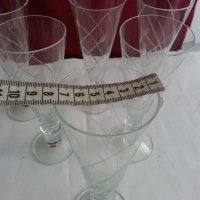 кристални чаши за шампанско гравирани , снимка 4 - Антикварни и старинни предмети - 20026884