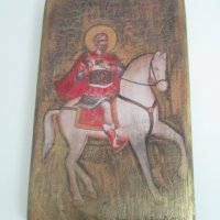 икона Свети Мина, снимка 3 - Икони - 25852956