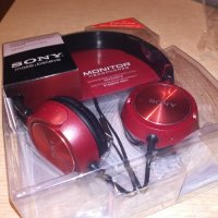 sony red headphones-нови в опаковка, снимка 1 - Слушалки и портативни колонки - 21081860