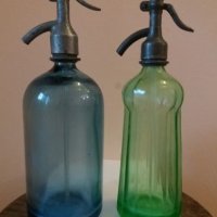 Стари цветни бутилки (сифони)за сода. , снимка 3 - Колекции - 24074944