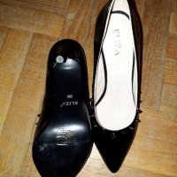 Обувки лак с шипове, снимка 4 - Дамски обувки на ток - 23555341