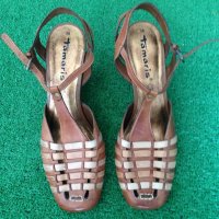 Естественна кожа обувки Тамарис, снимка 1 - Дамски ежедневни обувки - 23505173