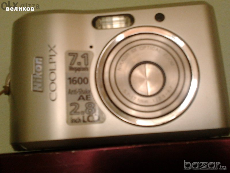 никон колпикс л16 ,Sony Cyber-shot Dsc w80, снимка 1