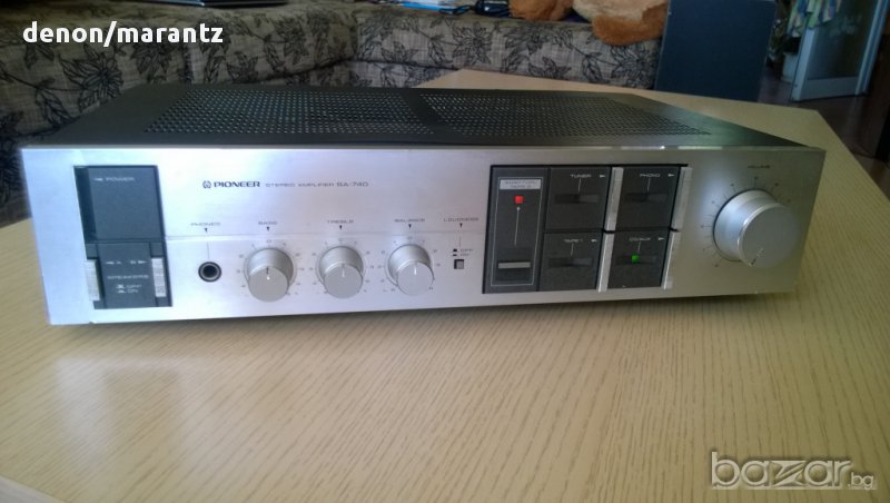 pioneer sa-740-stereo amplifier-made in japan-внос швеицария, снимка 1