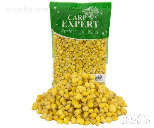 Царевица за риболов CARP EXPERT 1 кг – за шаран и амур, ароматна, снимка 1
