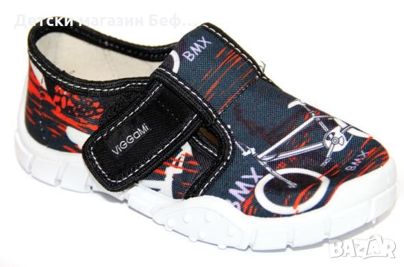 Текстилни пантофи от памучен плат за момче VIGGAMI Вигами , снимка 1