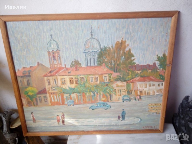 картина-градски пейзаж, снимка 1