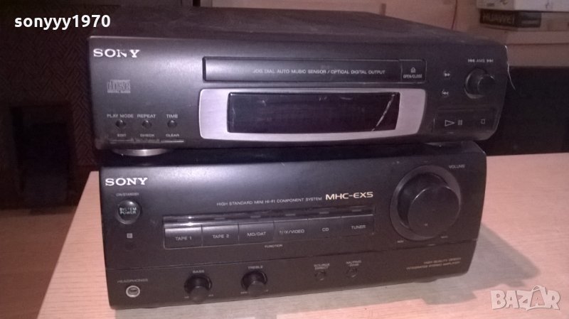 sony-japan-cd+amplifier-работи идеално-внос швеицария, снимка 1