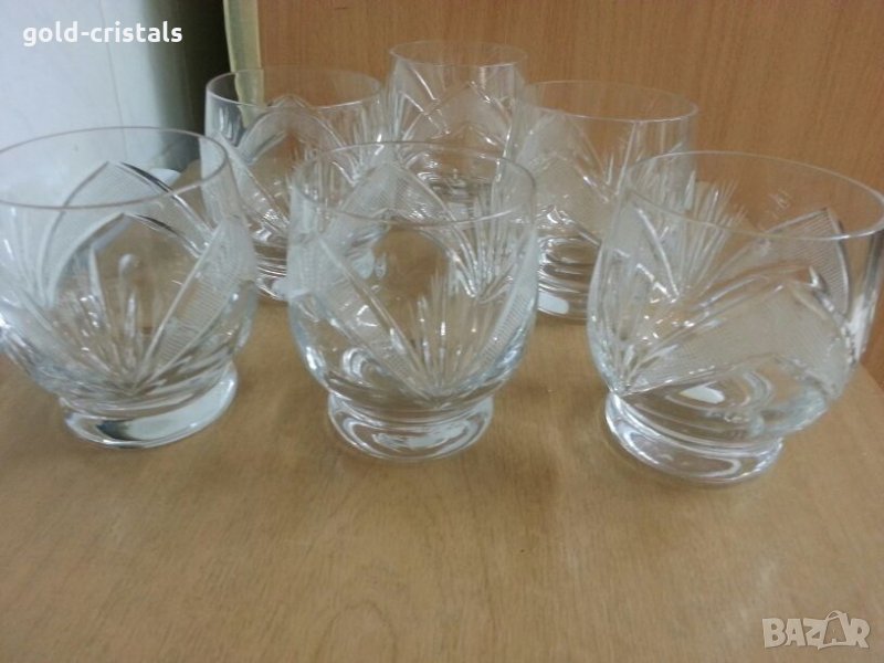  кристални чаши български кристал , снимка 1