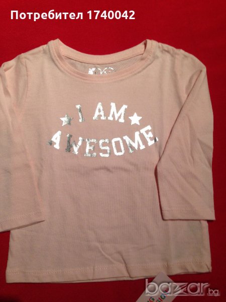 нова блуза с дълъг ръкав за 12-18мес. и 24-36мес., снимка 1
