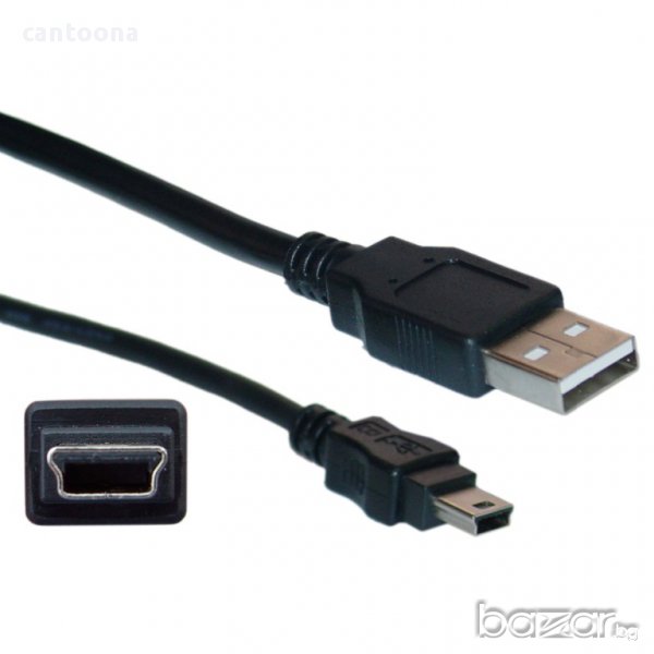 Кабел MiniUSB-USB с филтър, снимка 1