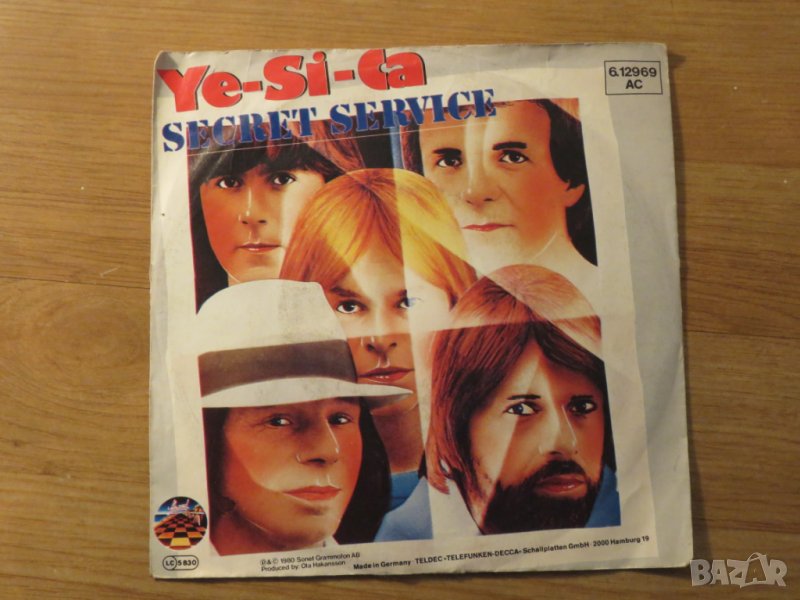малка грамофонна плоча - Ye-Si-Ca - Secret service  - изд.70те г., снимка 1