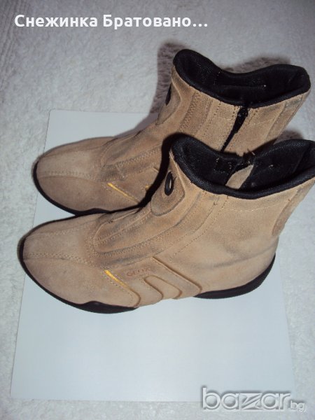 Детски боти от ествествен велур на Geox, снимка 1