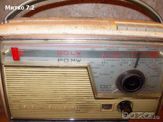 Стар транзистор Sonolor , снимка 4 - Други ценни предмети - 16946690