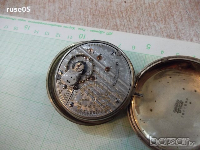 Часовник "Hamilton" джобен американски позлатен стар, снимка 7 - Джобни - 19534403