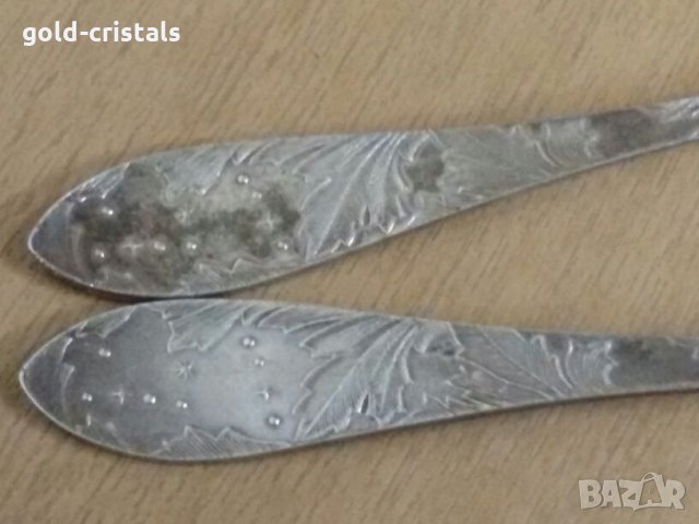 Стари руски  лъжички юммет, снимка 10 - Антикварни и старинни предмети - 24140253