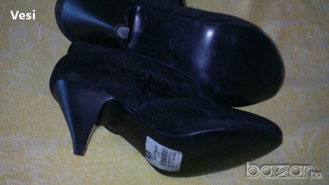Велурени боти, снимка 3 - Дамски боти - 17074429