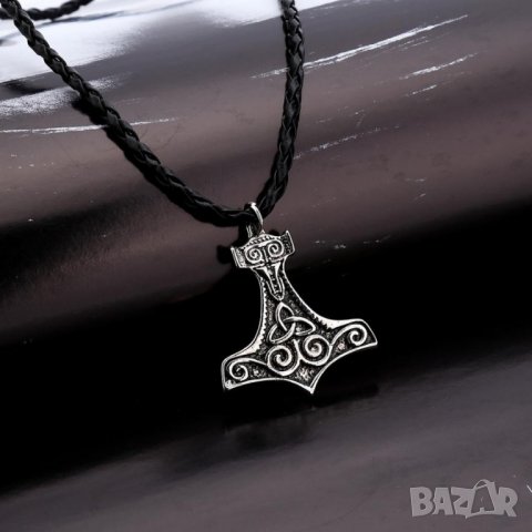 🔱🚢💪 Колие Викингски медальон с Антично Нортично "V" Лого, снимка 8 - Колиета, медальони, синджири - 24542016