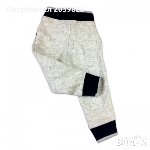 Анцуг, Долнище, Ватирано, Черно, Синьо, Тъмно, Тъмно синьо, Спортно долнище, За момче, 1 - 6 години, снимка 16 - Панталони и долнища за бебе - 22425557