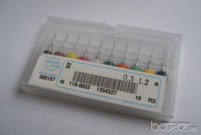 Карбидни твърдосплавни свредла Ф0.3 - 1.2 мм за Dremel Дремел cnc, снимка 5 - Други инструменти - 9633985