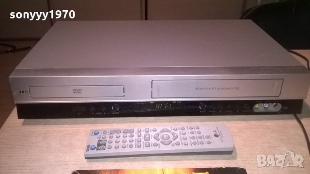 lg v280 dvd/vhs video hifi 6 head-stereo-внос швеицария, снимка 12 - Плейъри, домашно кино, прожектори - 25319887