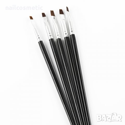 7 четки за маникюр с точкатор, снимка 6 - Продукти за маникюр - 24440629