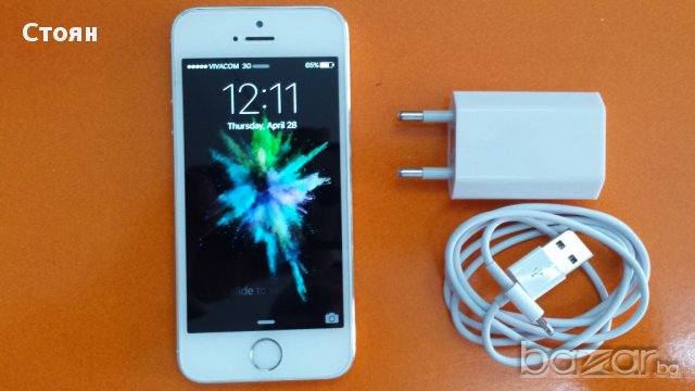 Продавам  IPhone 5ес,, 16GB.,,комплект кутия.