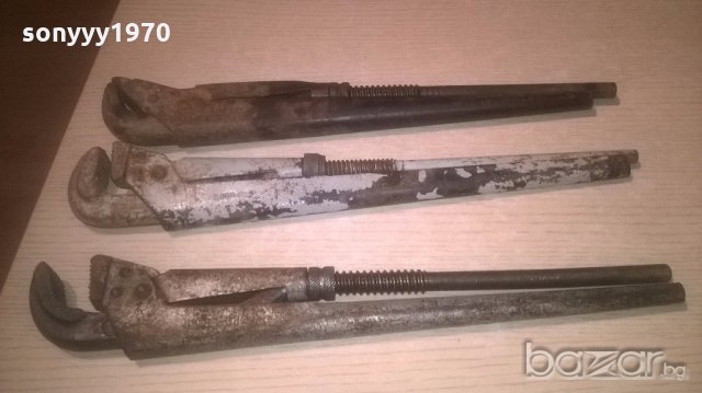 СТАРИ ЯКИ-раздвижни ключове 40см-65лв за брои, снимка 4 - Ключове - 19775986