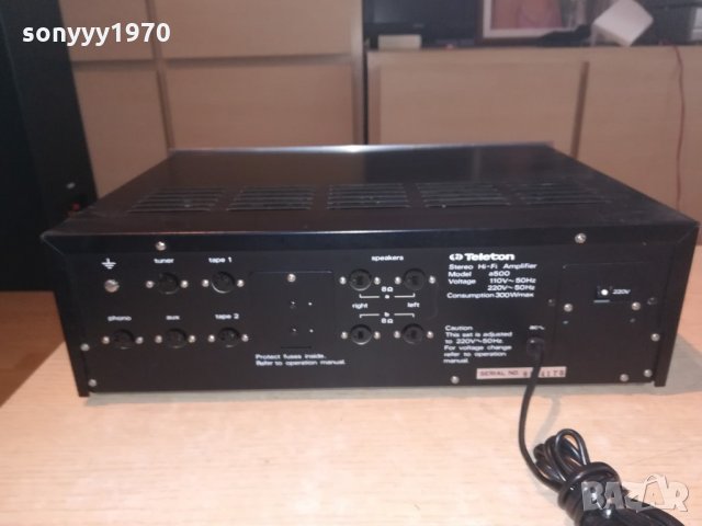 teleton hifi amplifier-внос швеицария, снимка 16 - Ресийвъри, усилватели, смесителни пултове - 21544448