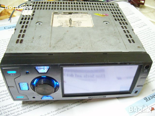 АВТО MAQMA MQ-EO4BT/Mini USB/ DVD/CD 4" TFT COLOR Bluetooth 60Wx4 За ремонт или части , снимка 1 - MP3 и MP4 плеъри - 23388893