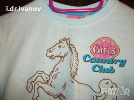 Детска тениска момиче 134 размер, снимка 2 - Детски тениски и потници - 22603274