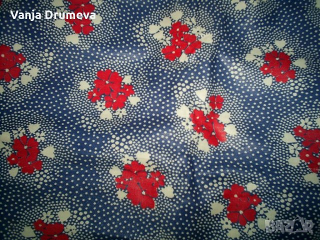 платове  сатенирани басми от годините на соца - нови