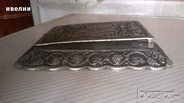 стар посребрен обков за бележник, снимка 4 - Антикварни и старинни предмети - 17927802