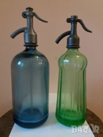Стари цветни бутилки (сифони)за сода. , снимка 3 - Колекции - 24074944