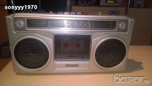 sanyo m9901k-stereo radio cassette recorder-внос швеицария, снимка 2 - Радиокасетофони, транзистори - 11653897