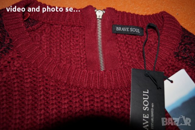 Пуловер Brave Soul, снимка 4 - Блузи с дълъг ръкав и пуловери - 22904391