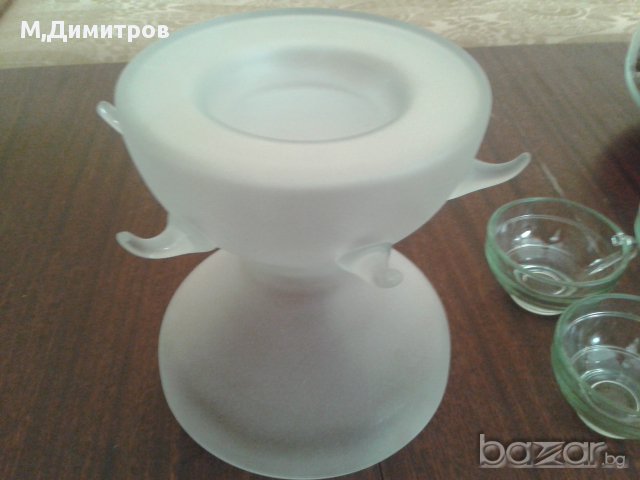 кристален сервиз за пунш - 9 части , снимка 5 - Антикварни и старинни предмети - 9399612