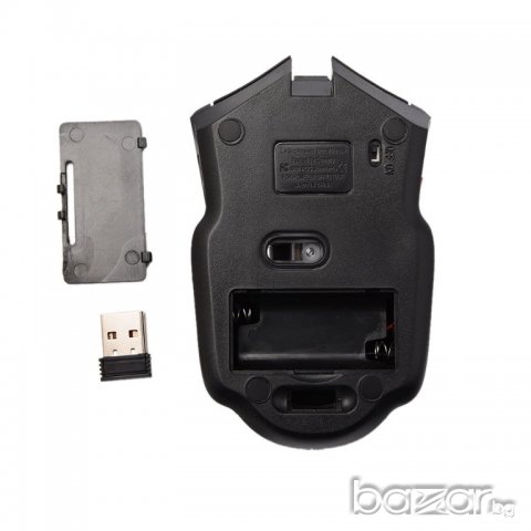 Геймърска 2.4Ghz  безжична мишка  и USB приемник за лаптоп и  компютър, снимка 16 - Клавиатури и мишки - 20626714