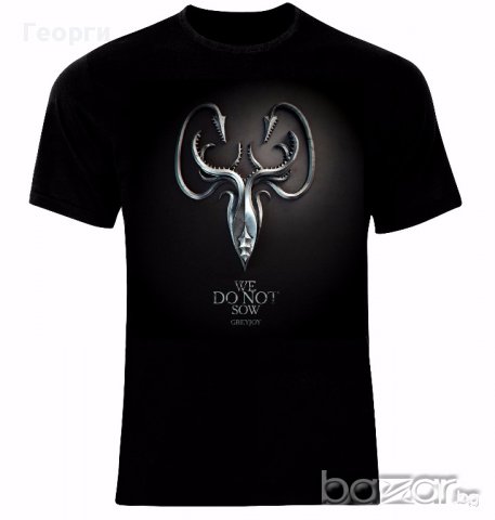 Игра на Тронове Game Of Thrones We Do Not Sow Greyjoy Тениска Мъжка/Дамска S до 2XL, снимка 1