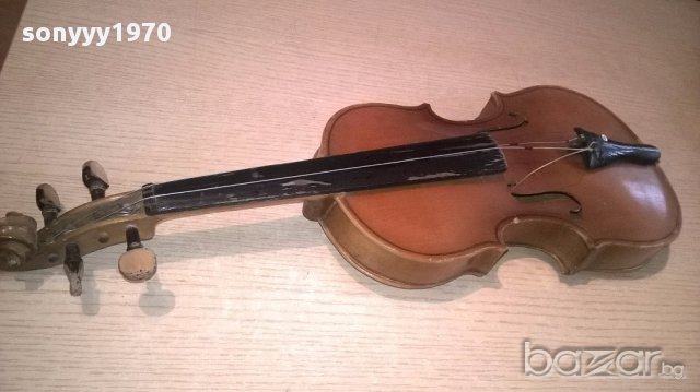 Цигулка за ремонт-реставрация-52х18х7см, снимка 4 - Струнни инструменти - 18059991