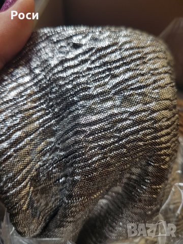 Нова официална дамска рокля тип поло без ръкави в сив, сребърен цвят - нова размер С/М, снимка 4 - Рокли - 24448815