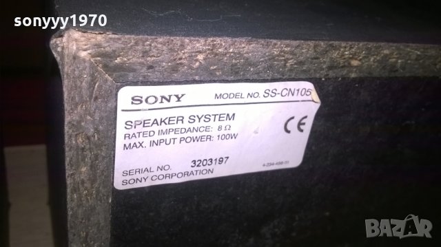 sony 3x100w center+2бр тонколони-внос швеицария, снимка 15 - Тонколони - 25834947